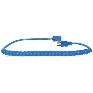 Digi-Sense Type-T, Coiled Ext Cable, Male Mini Connector to Female Mini Connector, 5ft L - 93785-04