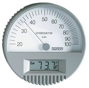 Digi-Sense Wall Mount Thermo-Hygrometer with Digital Thermometer - WD-35700-00