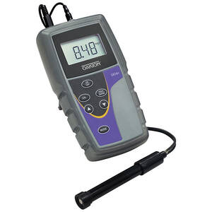 Oakton DO 6+ Dissolved Oxygen Meter Only, with NIST Traceable Certificate of Calibration, 0.0 to 50.0°C Tempature Range and 0.0 to 50.0 ppt, 0 to 20 mg/L Dissolved Oxygen Range - WD-35643-11