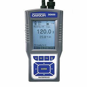 Oakton DO 600 Portable Waterproof Dissolved Oxygen Meter - WD-35441-02