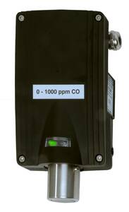 GfG EC 28i Intrinsically Safe Transmitter with Carbon Monoxide (CO) Sensor, 1 ppm Resolution, 0 - 1,000 ppm Range, No Display - 2813-428-001