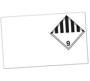 GHS Class 9 Dangerous Goods Laser Drum Labels (Paper), 100/Pkg - GHS1295LP