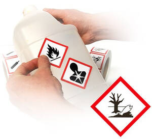 GHS Environment Pictogram Labels (2" x 2"), 500/roll - GHS1311