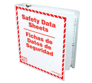 GHS SDS Binders with A-Z Dividers, English/Spanish - GHS1013