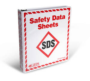 GHS SDS Binders with A-Z Dividers - GHS1008