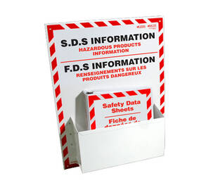 GHS SDS Station with Binder (18" x 24"), English/French - GHS1021