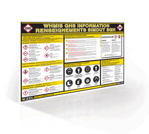 GHS Wall Chart (24" x 36"), English/French - GHS1018