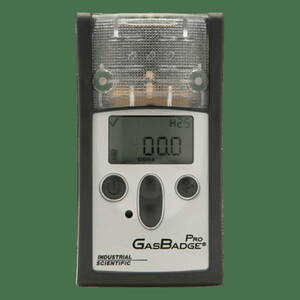 Industrial Scientific Gasbadge Pro Single Gas Monitor, CO, AUS, ALRMs (30 & 60 PPM) - 18100060-1A