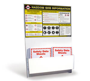GHS Information Station with 2 Binders (24" x 36") - GHS1001