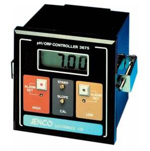 Jenco 1/4 DIN Panel Mount pH/ORP Controller/Transmitter - 3675