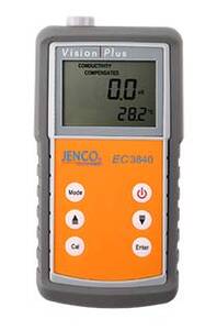 Jenco VisionPlus 4-Wire Portable Conductivity/TDS/Temperature Meter - 3840