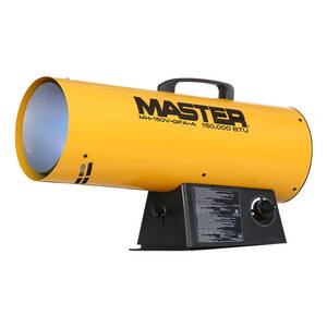 Master 150,000 BTU LP Forced Air Heater - MH-150V-GFA-A