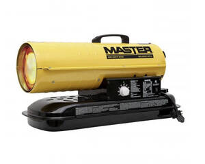 Master 80,000 BTU Battery Operated Kerosene/Diesel Forced Air Heater with Thermostat - Battery Not Included - MH-80TBOA-KFA