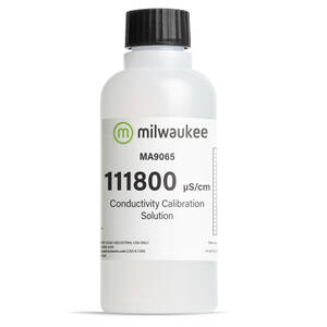 Milwaukee 111,800 ?S/cm Conductivity Calibration Solution - 230 ml Bottle - MA9065