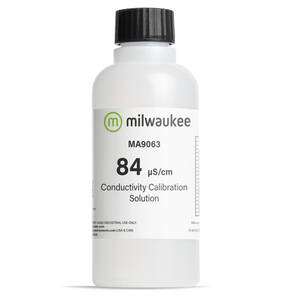 Milwaukee 84 ?S/cm Conductivity Calibration Solution - 230 ml Bottle - MA9063