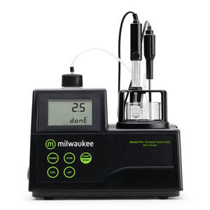 Milwaukee Mi456 Mini-titrator for the determination of TITRATABLE TOTAL ACIDITY for wine analysis