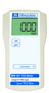 Milwaukee MW401 Standard Portable TDS Meter (range: from 0 to 1990 mg/L)