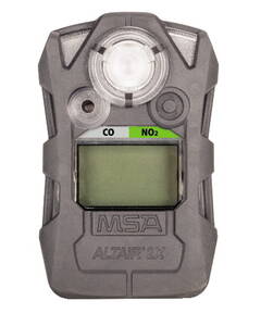 MSA Altair 2XT Two-Tox Gas Detector, CO/NO2 (CO: 25, 100; NO2: 2.5, 5), Charcoal - 10154073