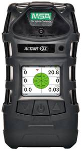 MSA Altair 5X Detector Color, (LEL, O2, CO, H2S) with 10 Foot Sampling Line, 1 Foot Probe - 10116928