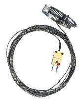 Digi-Sense 1.25-2.25" Dia. Hose Clamp Surface Thermocouple Probe with SS Cable, Type J - WD-08469-40