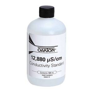 Oakton 12,880 µS Conductivity/TDS Calibration Solution 500 mL (1-pint) Bottle - WD-00606-10