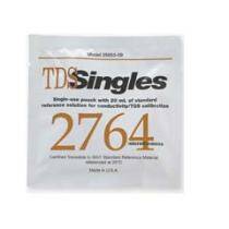 Oakton 2764 µS Conductivity/TDS "Singles" Calibration Solution Pouch, 20 pouches each with 20 mL of solution - WD-35653-12