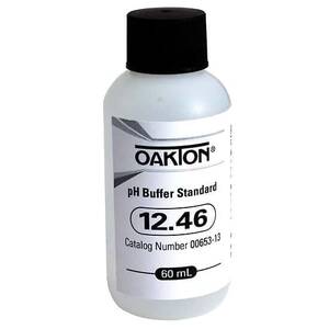 Oakton Buffer Solution, pH 12.46; 5 x 60 mL Bottles/Pk - WD-00653-13