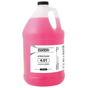 Oakton Buffer Solution, pH 4.01; 4 x 1 gal. Bottles/Cs - WD-05942-25