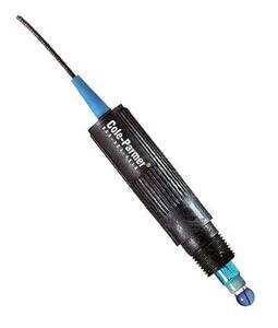Oakton Cole-Parmer® In-Line pH Probe, SJ/PVDF/100Ohm RTD/10'; Plug/BNC - WD-05993-70