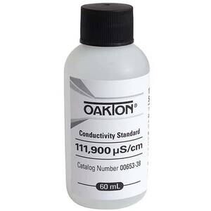 Oakton Conductivity and TDS Standard, 111,900 µS; 5 x 60 mL Bottles/Pk - WD-00653-38