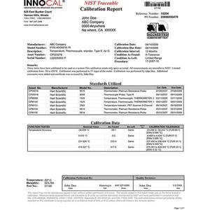 Oakton InnoCal NIST-Traceable Calibration; Thermocouple Probe (Probe Only) - WD-17001-10