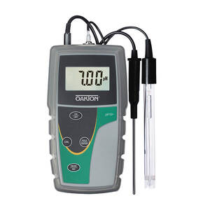 Oakton ppH 5+ Meter Kit with "All-in-one" pH Electrode, pH Buffer Solutions, Sample Bottles, Rubber Boot, Batteries, and Carrying Case - WD-35613-54