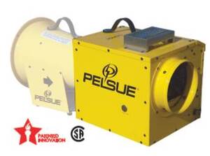 Pelsue In-line Heater, 70,000 BTU, 120V/Propane - Requires Blower Model 1325D - 1690D