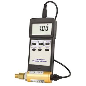 Digi-Sense Traceable Pressure/Vacuum Gauge with Calibration; -14.7 to 725 psi - 98766-89