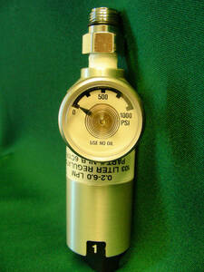 Regulator for 34/58/103/116 liter aluminum cylinder (SS Gauge)