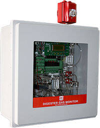 RKI Instruments Digester Gas Monitor, 25% Volume O2/50% Volume CO2/1,000 ppm H2S - 72-2120-304