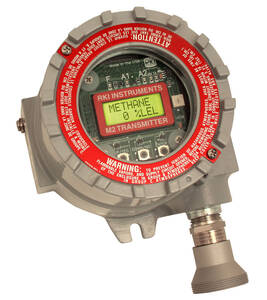 RKI Instruments M2A Sensor/Transmitter with j-box, %LEL, horn/strobe with blue lens, hydrogen specific - 65-2641RK-01B