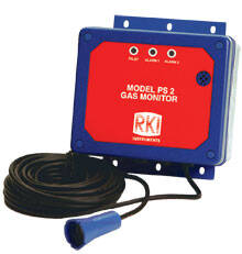 RKI Instruments PS 2 Single Point Stand Alone Monitor for PPM Detection, 24 VDC Powered - 73-1020RK-02