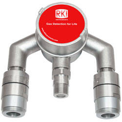 RKI Instruments Multi-sensor, Direct Connection for IR LEL (CH4)/O2/H2S/CO with J-Box - 65-2481RK-01