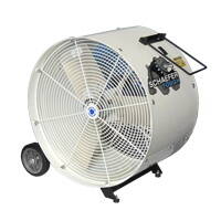 Schaefer 24" Versa-Kool Mobile Spot Cooler Fan, 2-Speed, OSHA Guards - VKM24-2-O