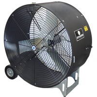 Schaefer 36" Versa-Kool Mobile Spot Cooler Fan, Black, OSHA Guards - VKM36-B-O