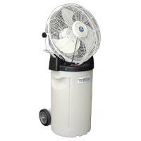 Schaefer Portable Misting Fan with Tank, Wheels, Handle and White 18" 3-Speed Fan - PVM18C