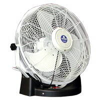 Schaefer Portable Misting Fan with White 18" 3-Speed Fan, without Tank - PVM18LC