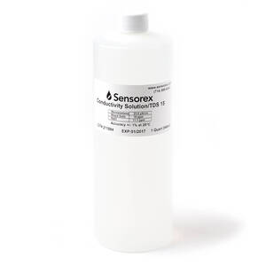 Sensorex Conductivity Solution, 15ppm/23.8uS, 1Gal - TDS15/G