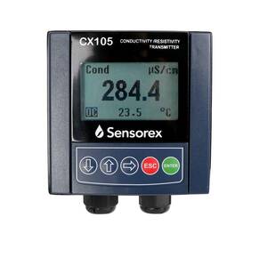 Sensorex CX105 Loop-Powered Conductivity Transmitter, 4-20mA, 24V DC