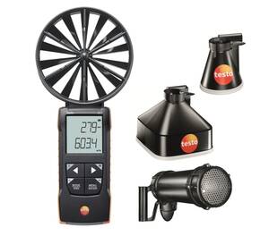 Testo 417 Kit 2 - Vane Anemometer with Measurement Funnels and Flow Straightener - 0563 2417