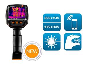 Testo 883 Thermal Imager (27Hz,with laser,wWCR), (incl. standard lens 30° x 23°) - 0560 8830