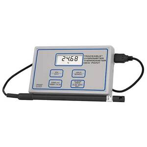 Digi-Sense Traceable Universal Thermohygrometer with Calibration, 10 to 95% RH, -40 to 220°F - 03313-65