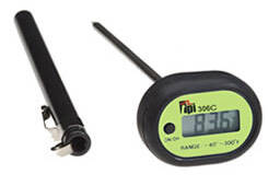 TPI 306C Calibratable Low Cost Pocket Digital Thermometer with A306