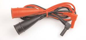 TPI 4 Foot Large Alligator Clip Leads for Insulation Resistance Testers - A073